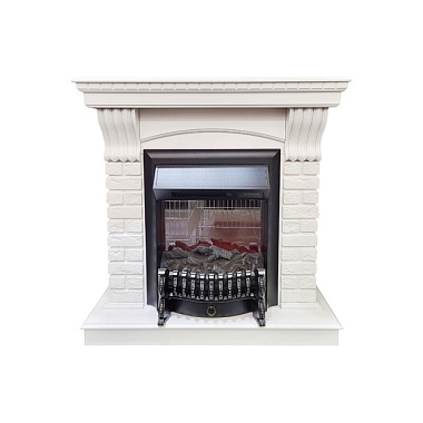 Каминокомплект Real Flame Jazz STD/EUG WT+ Fobos LUX BL