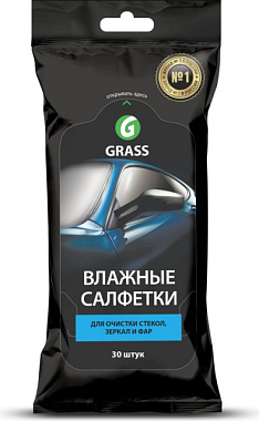 Салфетки Grass влажные для фар/стекол/зеркал IT-0313